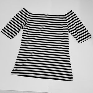 Black and white striped shirt